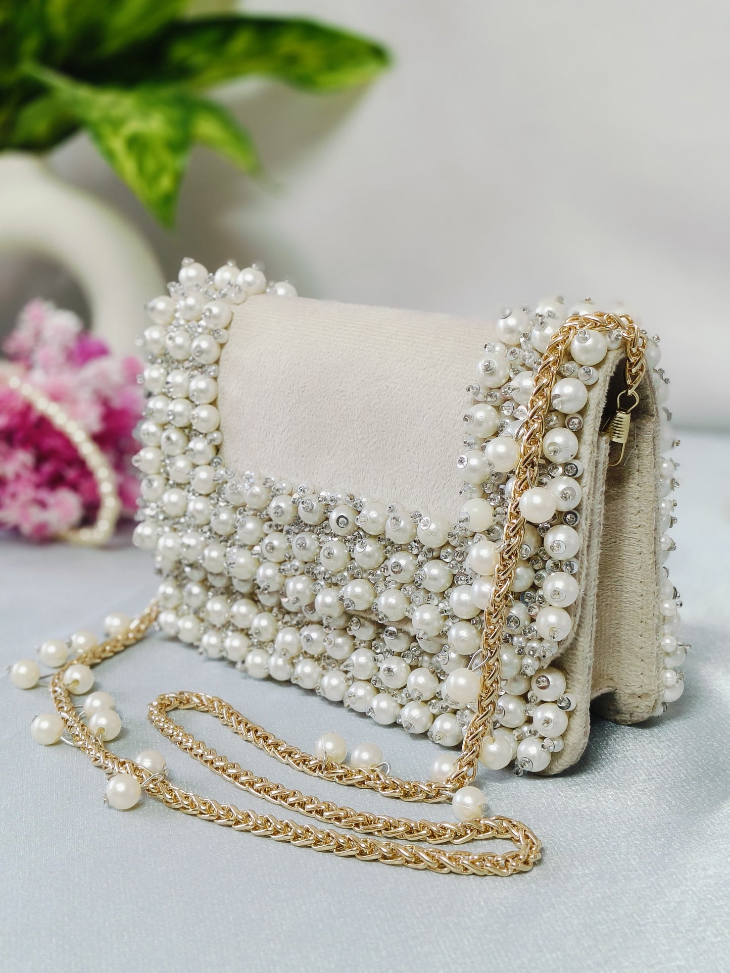 Starlight Pearl Evening Bag