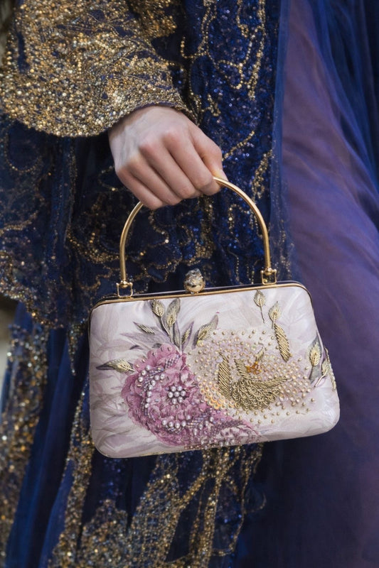 Elaria Floral Silk Clutch