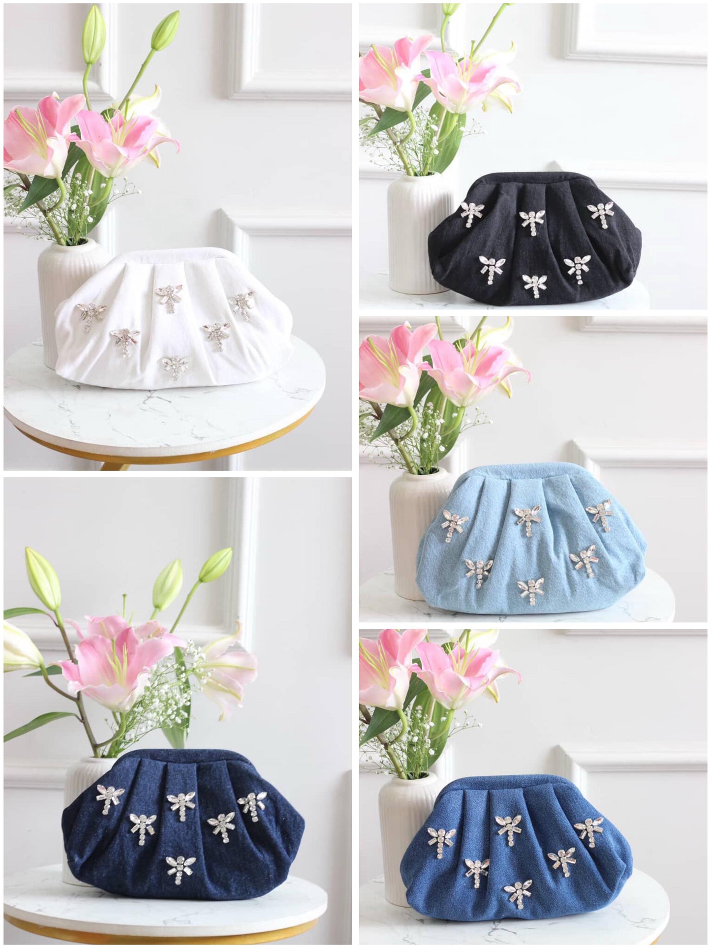 Sparkle Butterfly Denim Batwa