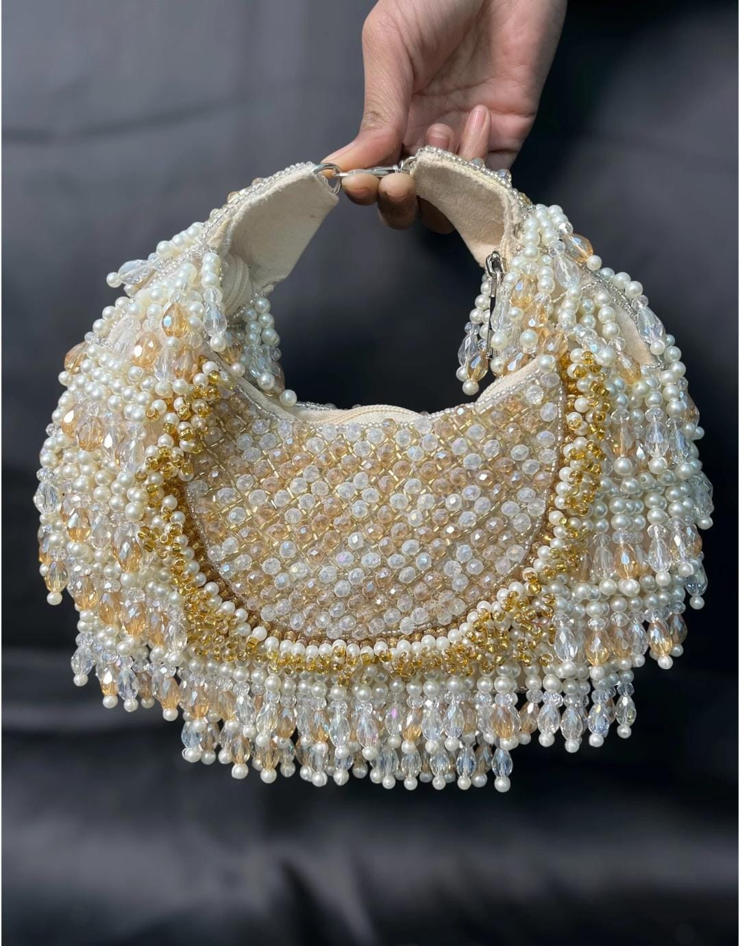 Aabroo Crystal Moon Bag