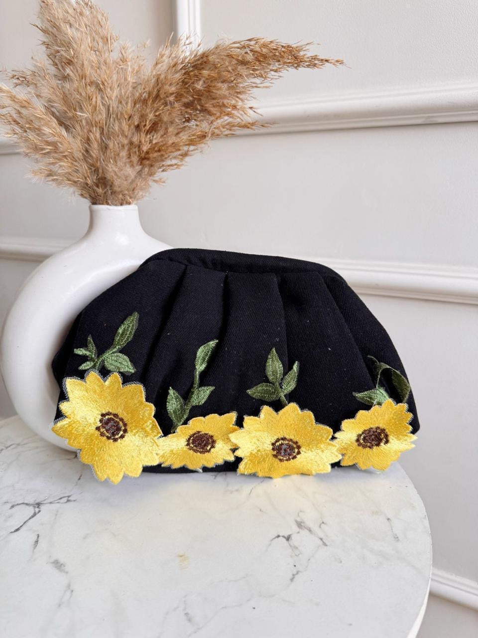 Bloom Denim Batwa Bag