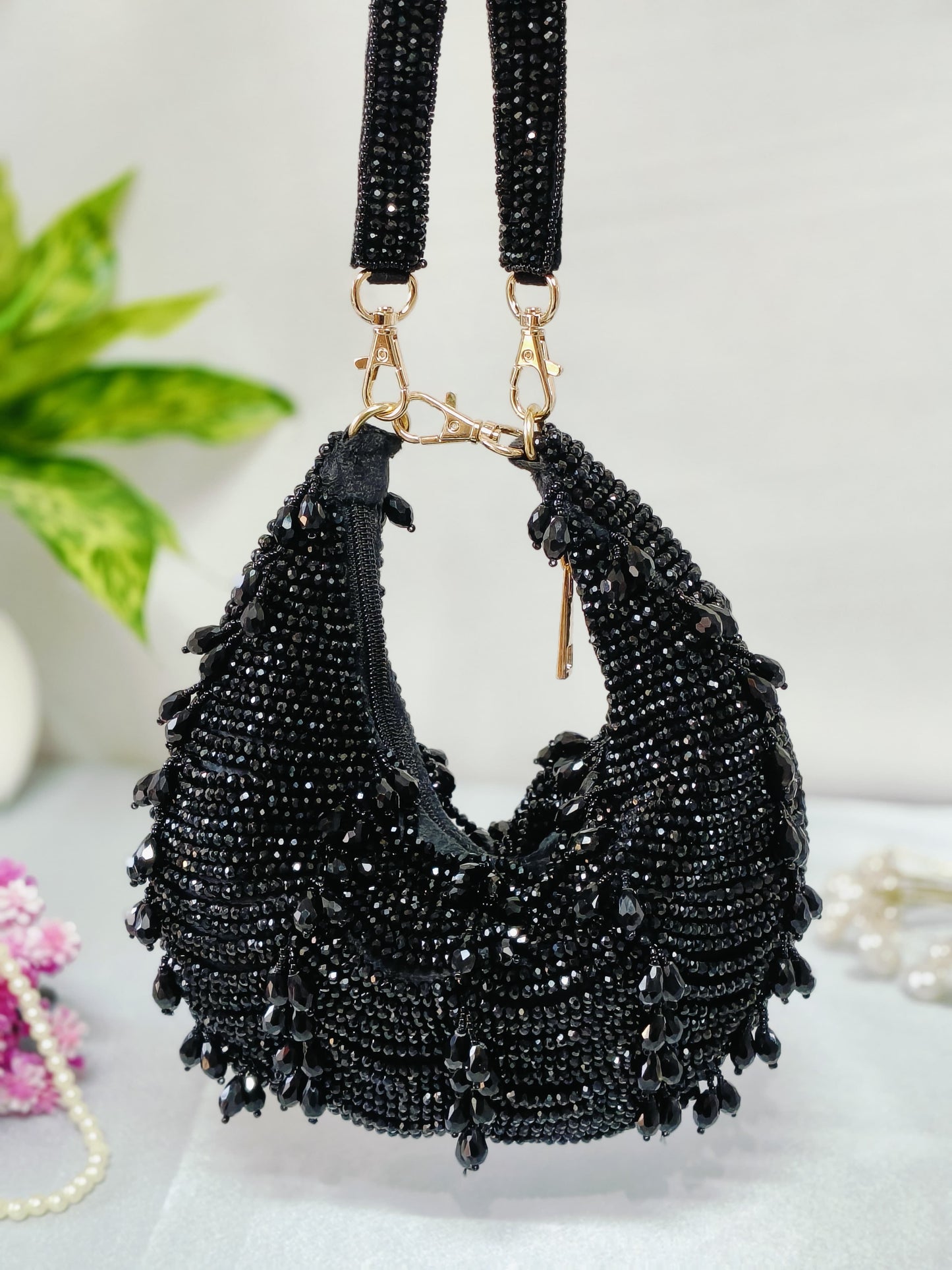 Siera Crystal Moon Bag