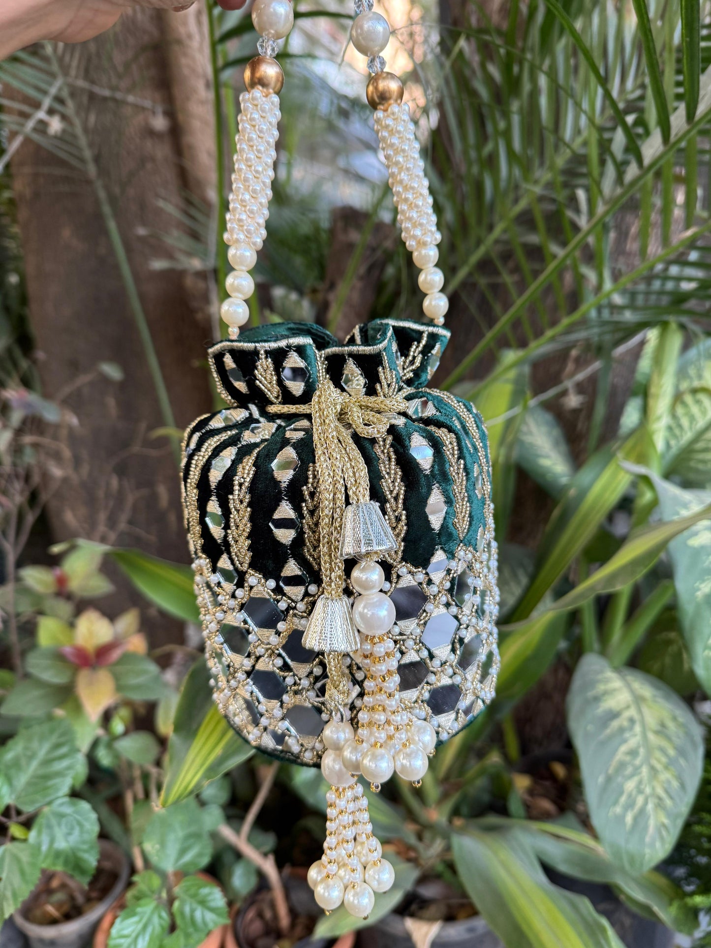 Suhani Mirror Bloom Potli