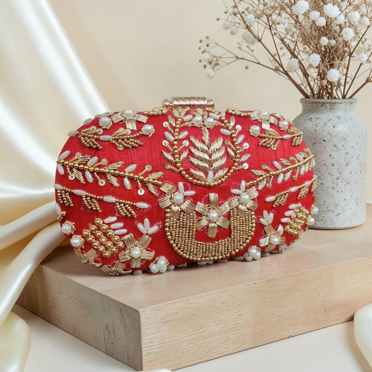 Begum Zardozi Clutch