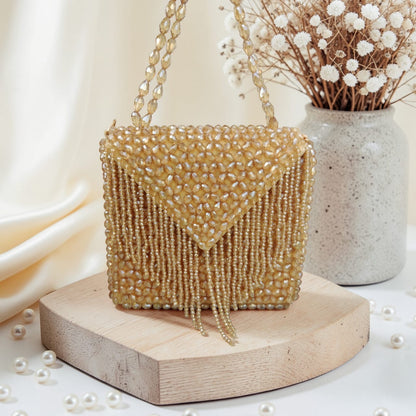 Zivara Crystal Fringe Bag