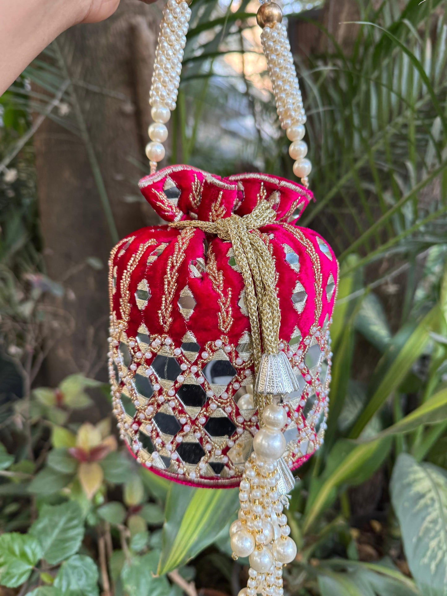 Suhani Mirror Bloom Potli