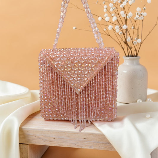 Zivara Crystal Fringe Bag