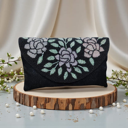 Zarisha Jute Envelope Clutch