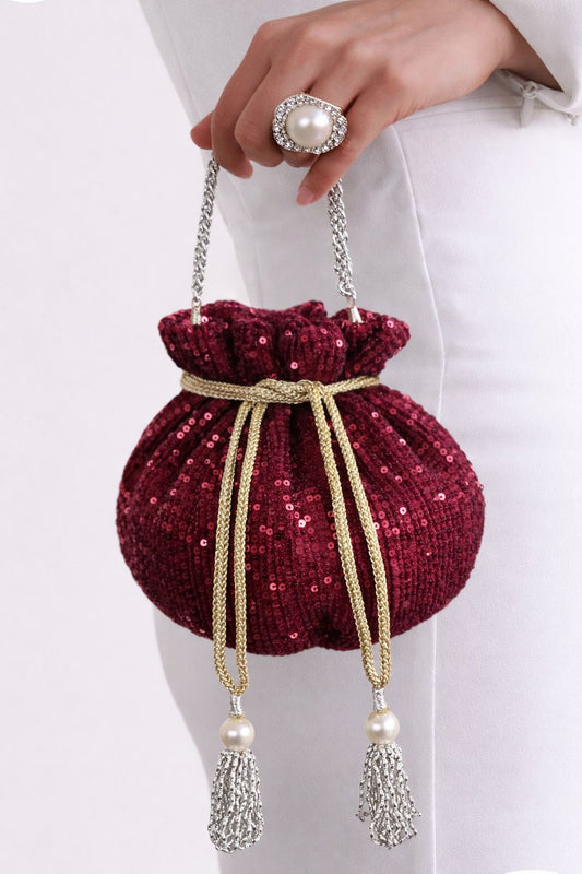 Zareen Sequin Potli