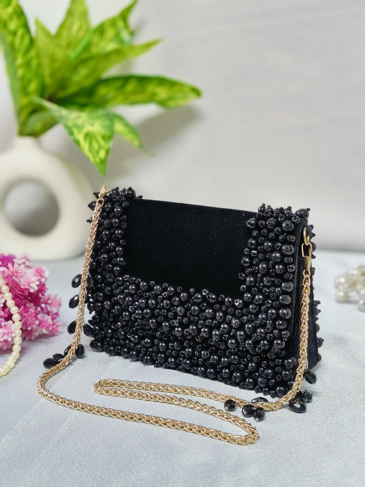 Starlight Pearl Evening Bag