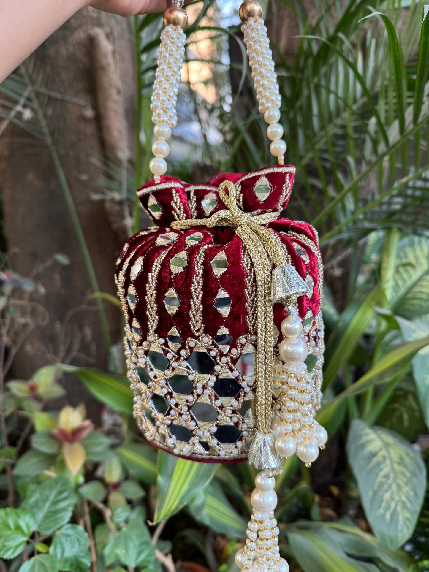 Suhani Mirror Bloom Potli