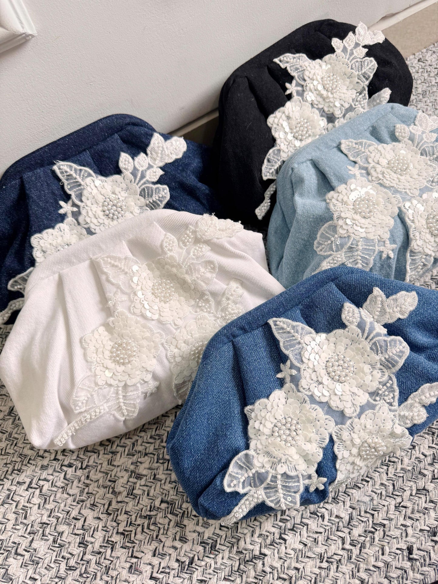 Opulent Floral Lace Batwa