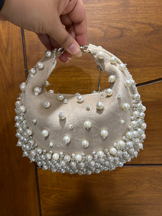 Amara Pearl Moon Bag