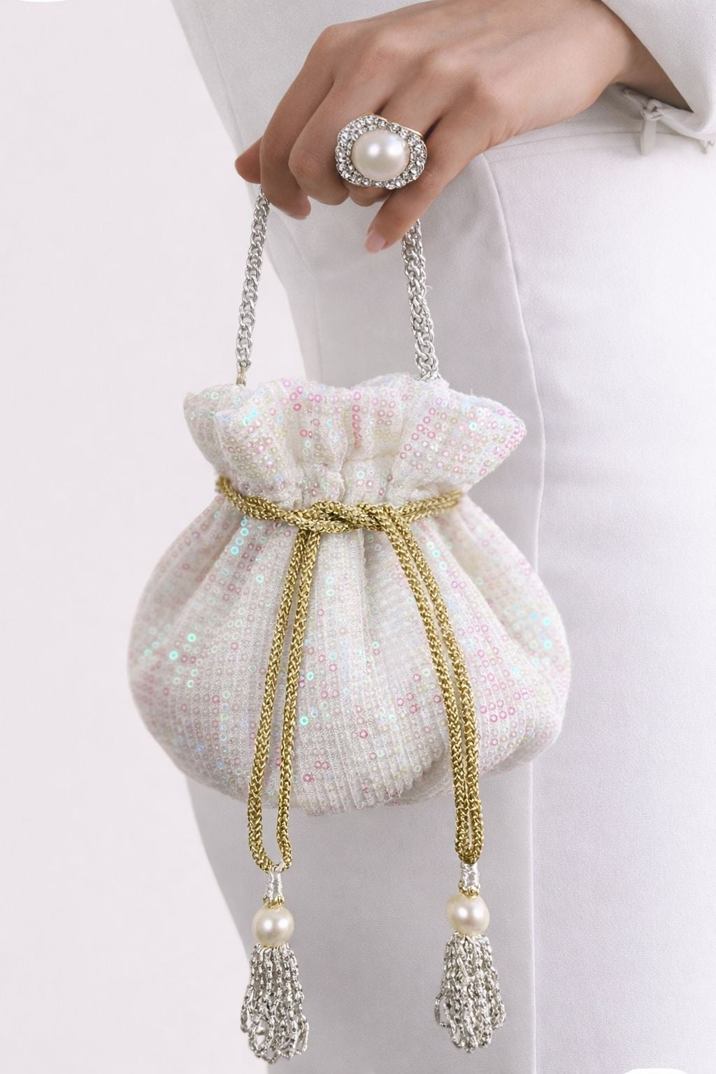 Zareen Sequin Potli