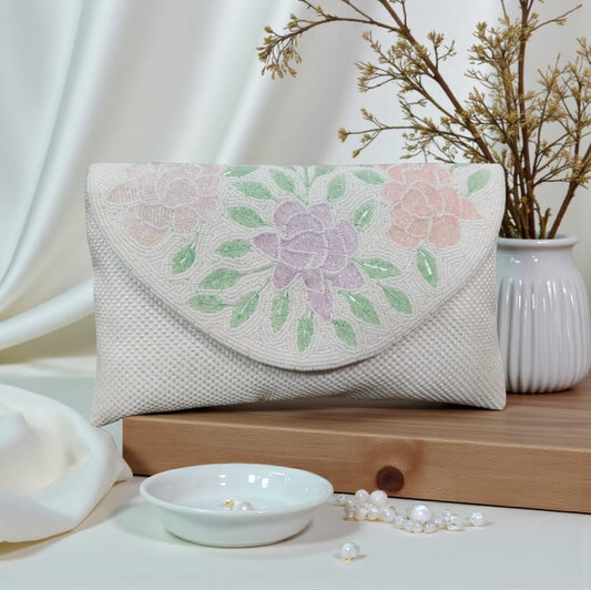 Zarisha Jute Envelope Clutch