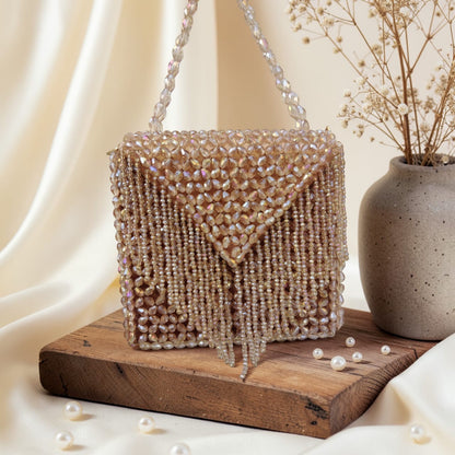Zivara Crystal Fringe Bag